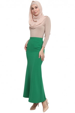 Nurul Mermaid Skirt - Green