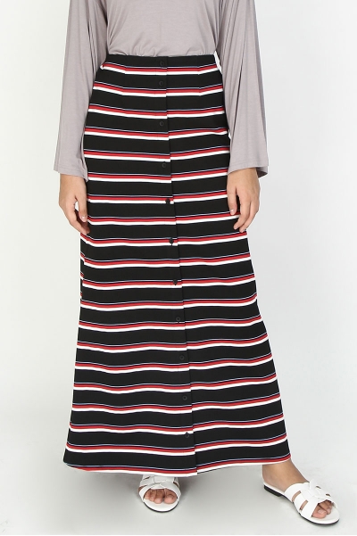 Roewyn Front Button A-Line Skirt