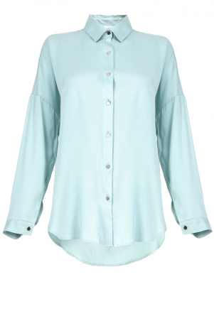 Kinleigh Front Button Shirt - Mint