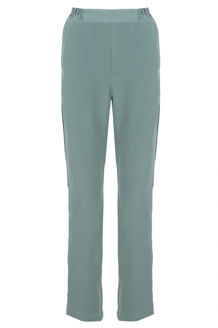 Zaelin The Pull-on Tapered Pants - Ocean Teal