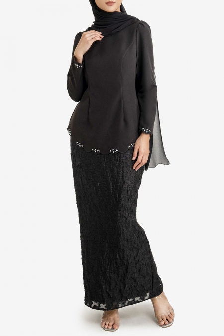 Kinabalu Blouse & Skirt - Black
