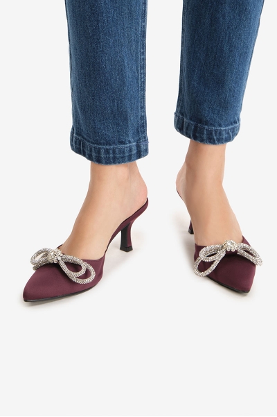 Holly Bow Mules